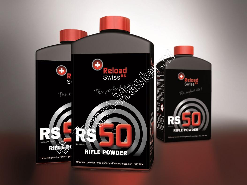 Reload Swiss RS50 Herlaadkruit inhoud 1000 gram